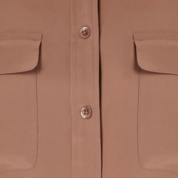 EQUIPMENT NWOT Slim Signature Silk Shirt in Rosewood - Picture 3 of 10